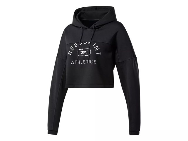 Reebok Workout Ready Women s Cropped Sweatshirt Free Shipping DSW