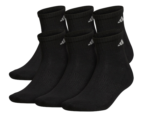meesteres Kustlijn Baby adidas Athletic Cushioned Men's Quarter Ankle Socks - 6 Pack - Free  Shipping | DSW