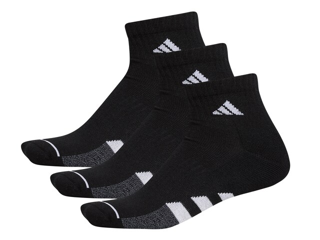 adidas Cushioned II Women's Quarter Ankle Socks - 3 Pack - Free Shipping |  DSW