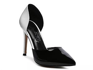 Dsw black hotsell and white pumps