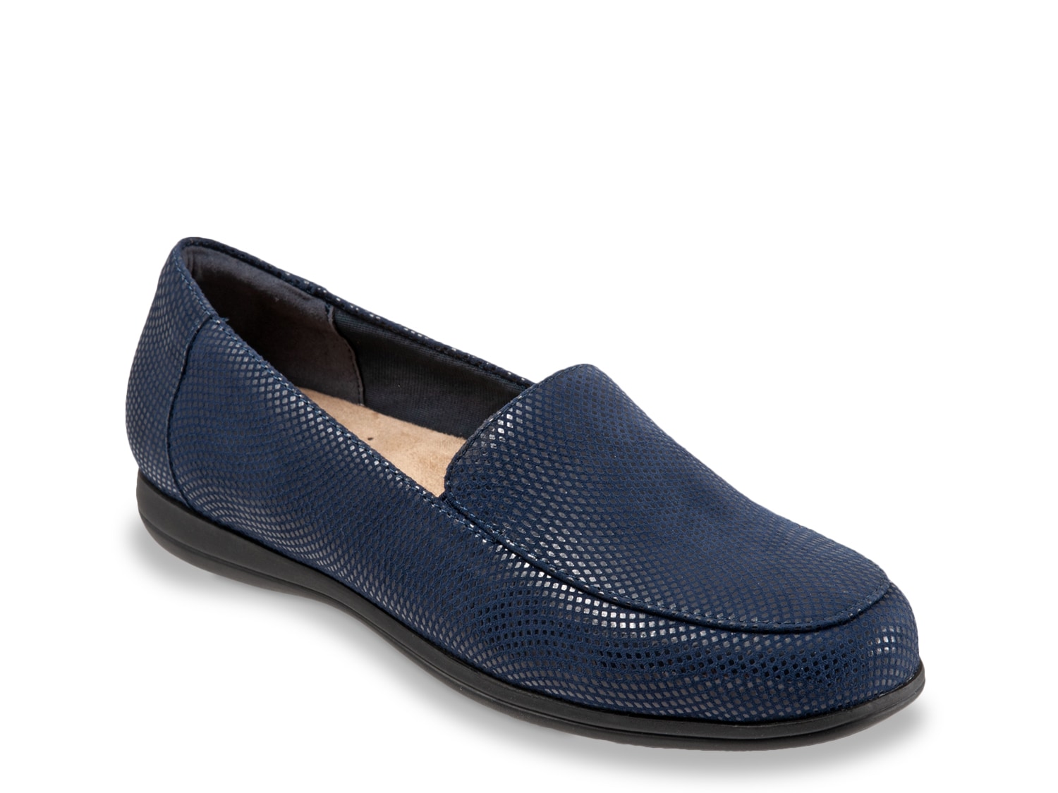 dsw blue loafers