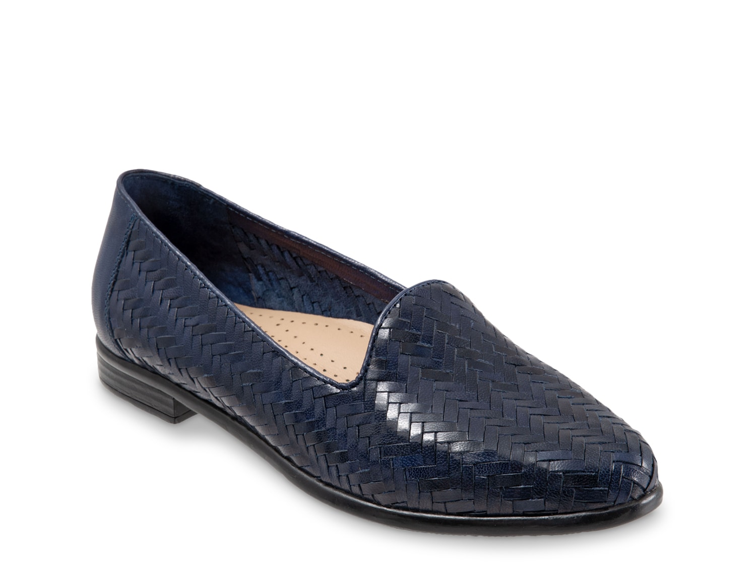 dsw blue loafers