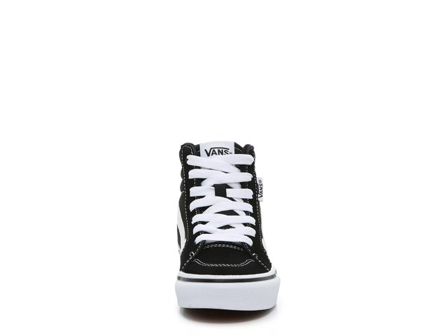 Vans high deals tops kids white