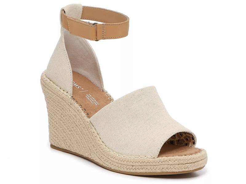 Toms women's classic 2024 espadrille wedge sandal