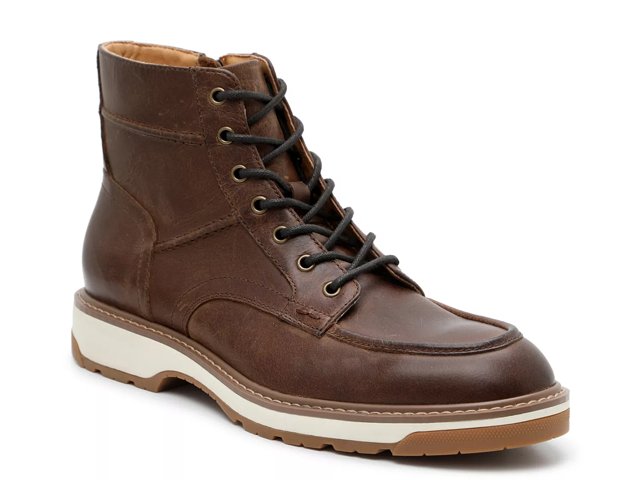 Dsw brown leather boots discount