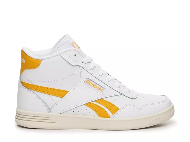 Reebok high tops yellow sale