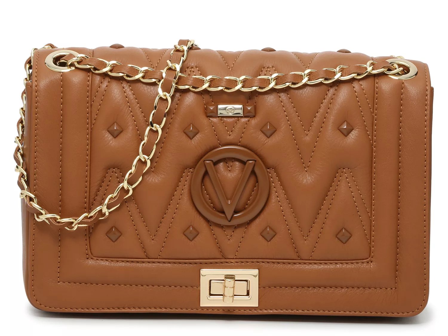 Valentino by Mario Valentino Alice Quilted Leather Shoulder Bag on SALE