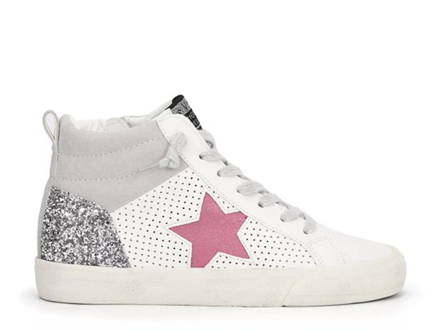Vintage high cheap top sneakers