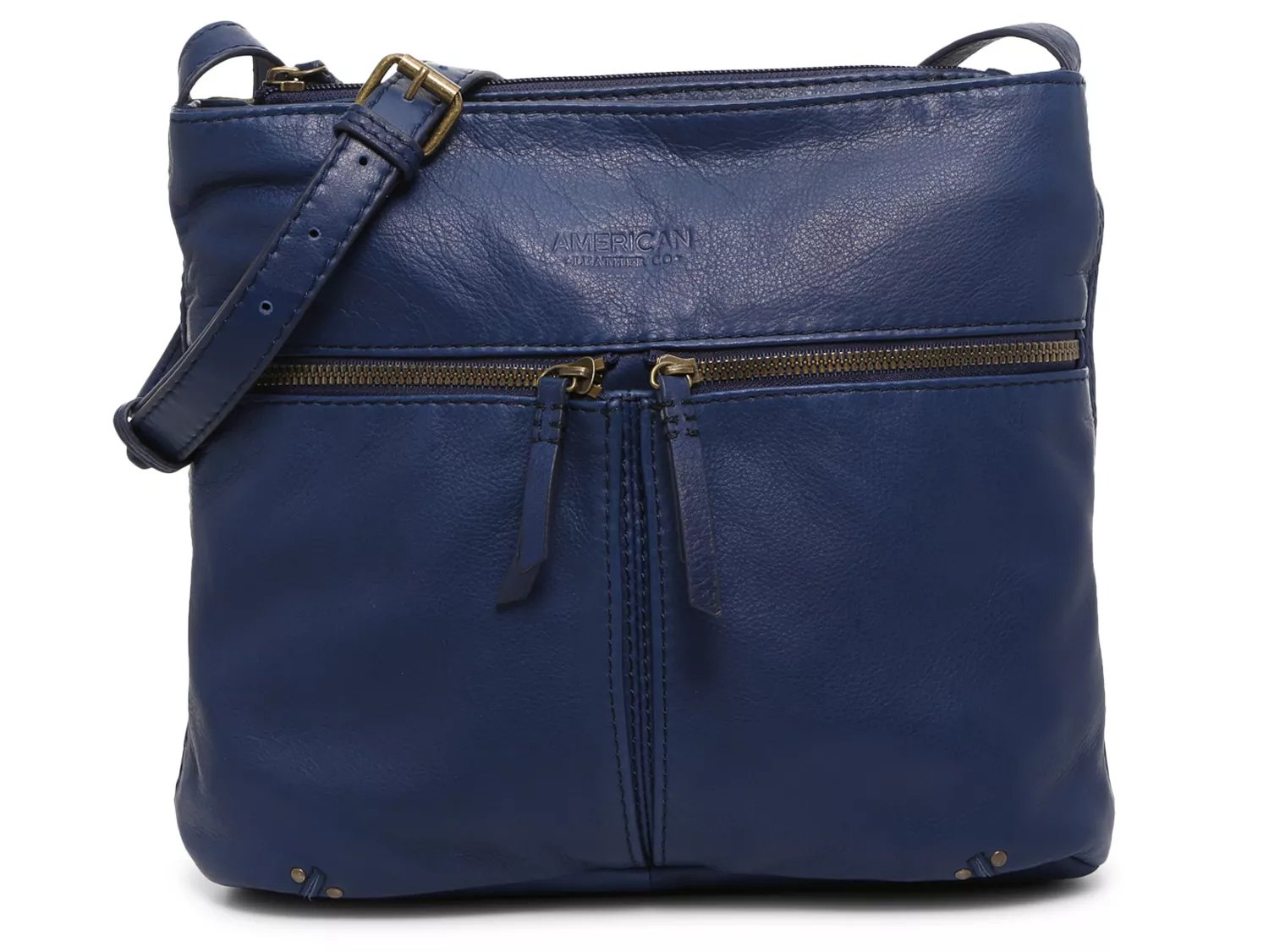 Berline leather crossbody bag Hermès Blue in Leather - 29445058