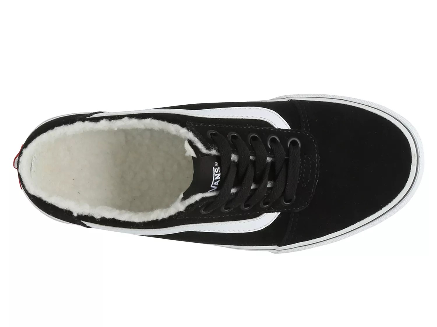 vans ward low womens black and white