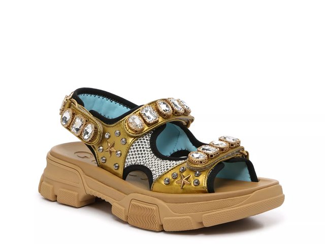 Gucci sandals with rhinestones sale