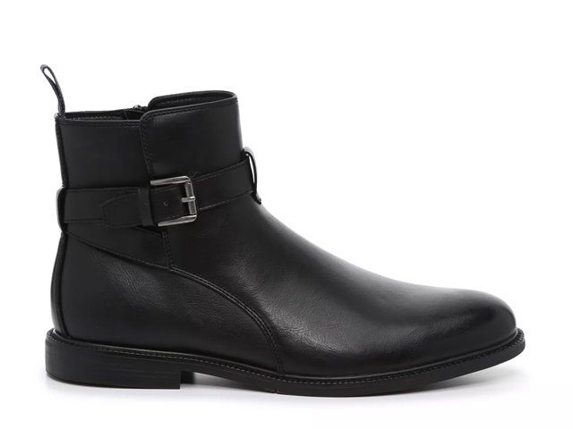 Mens black buckle boots outlet