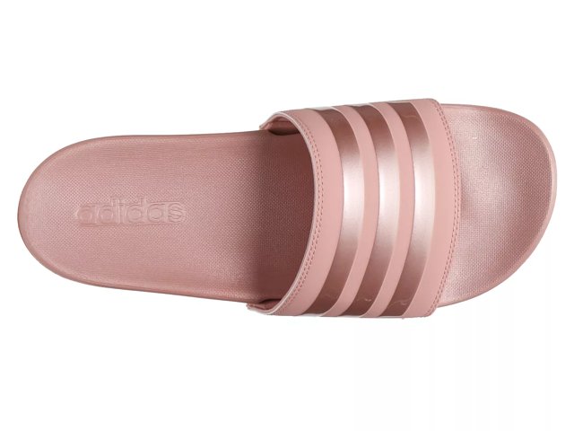 Rose gold adidas sandals hot sale