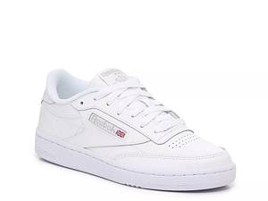 Womens Reebok Club C 85 Athletic Shoe - White / Light Gray