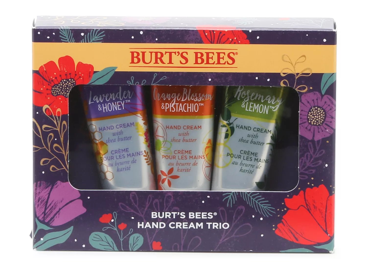 Burt's Bees Trio Hand Cream Set Free Shipping DSW
