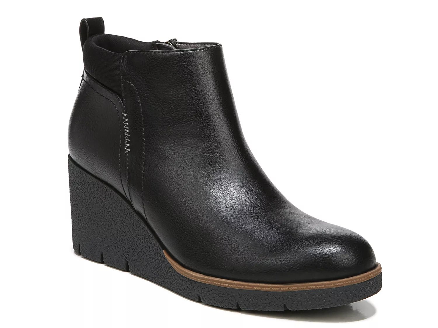 Dr scholl's dakota on sale wedge booties black