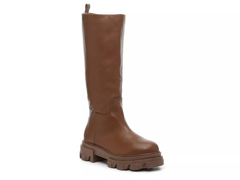 Steve madden boots cognac sale