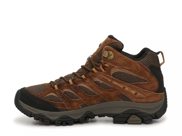 Botines beige para hombre Moab 3 Mid Wp