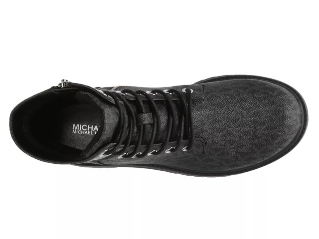 Michael kors black combat boots online