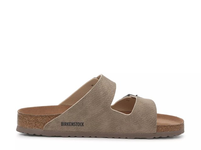 Birkenstock Men's Arizona Vegan Sandals, Brown