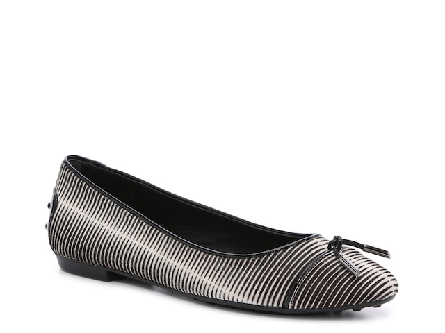 Tod's Ballerina Gomma Laccetto Ballet Flat - Free Shipping | DSW