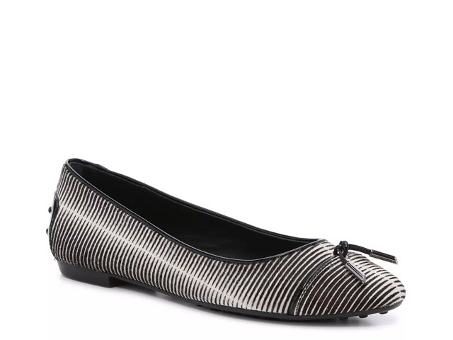 Tod s Ballerina Gomma Laccetto Ballet Flat Free Shipping DSW