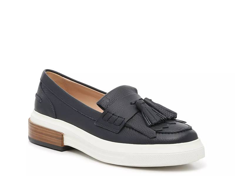 dsw navy blue flats