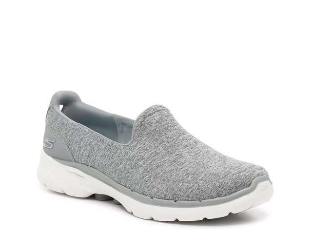 Skechers go walk womens grey sale