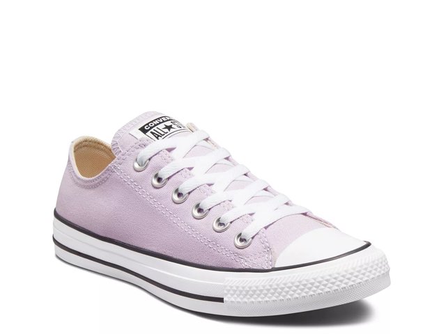 Purple low top converse womens discount