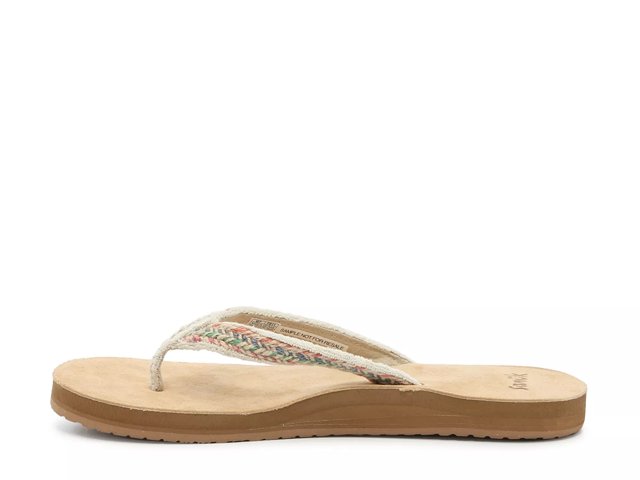 Sanuk Fraidy Flip Flop Free Shipping DSW