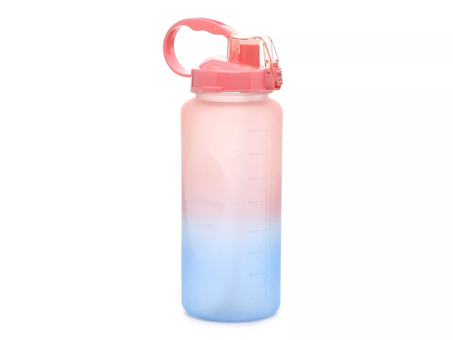 Primula Motivational Water Bottle, Blue Ombre, 64 ounce 1 ct