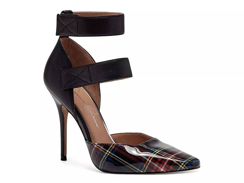 dsw black heels with ankle strap