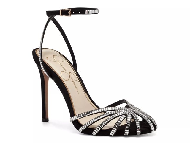 Jessica Simpson Jileta Rainbow Jewel Embellished Ankle 46 OFF