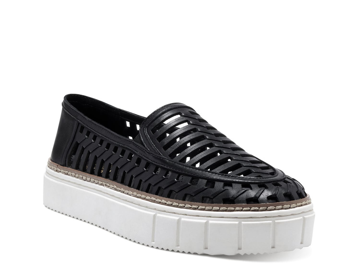 As Is Vince Camuto Woven Slip-On Shoes - Romeen