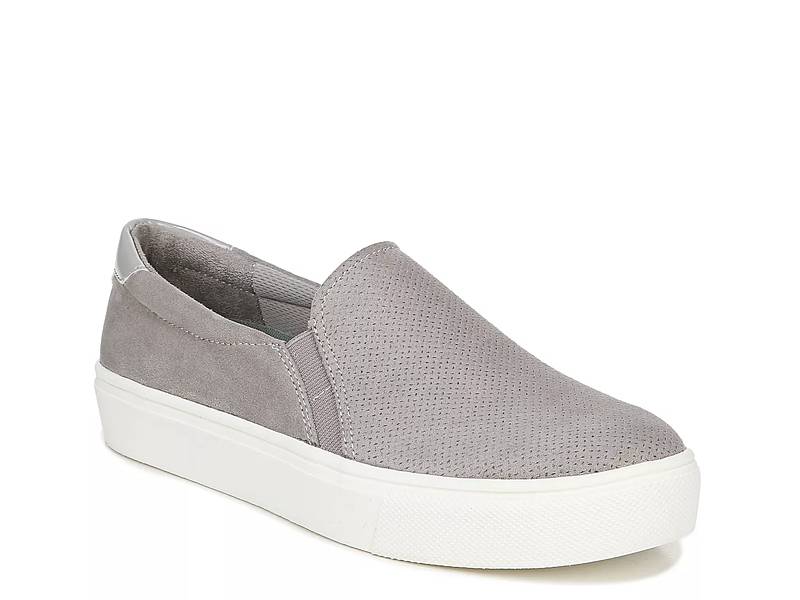 Grey slip on shoes clearance