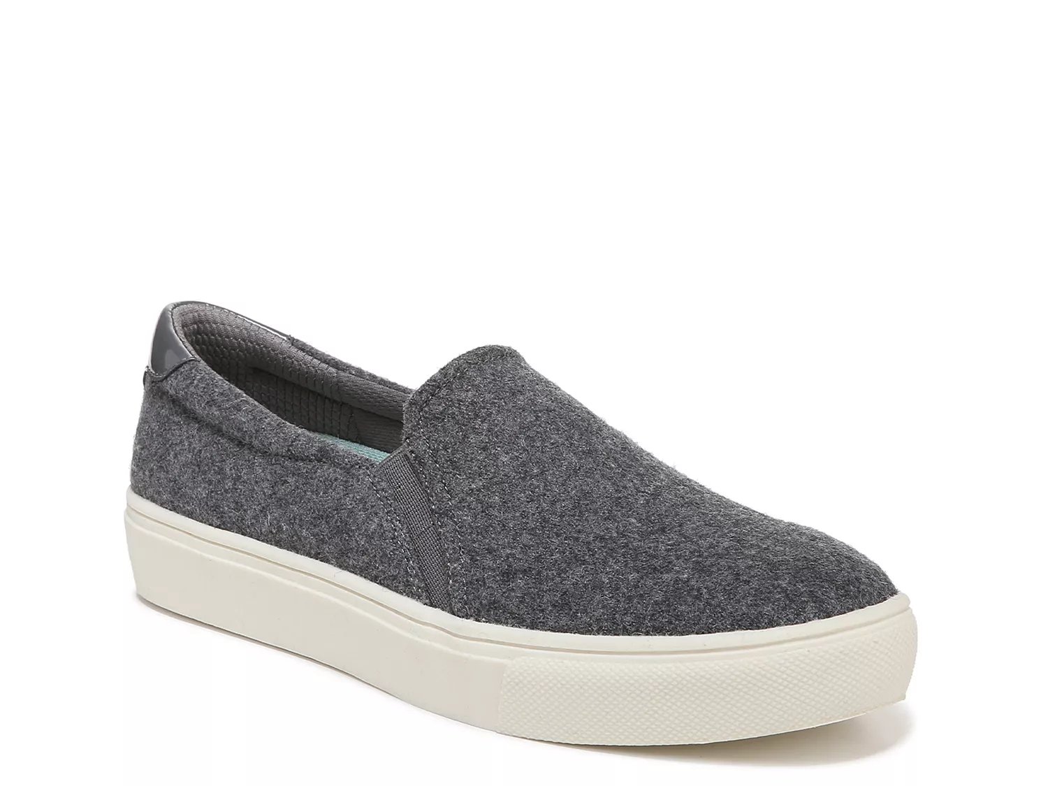 Womens grey sales slip ons