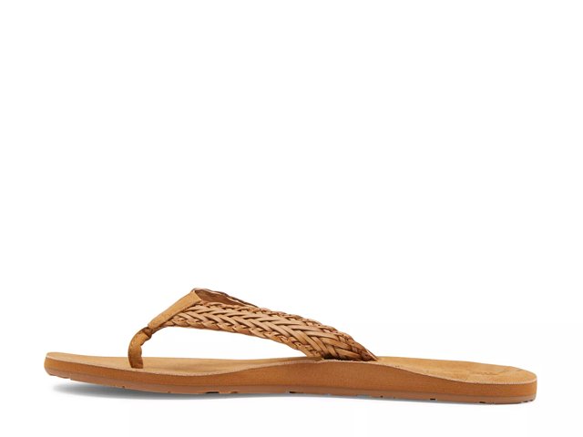 Roxy leather flip flops shop