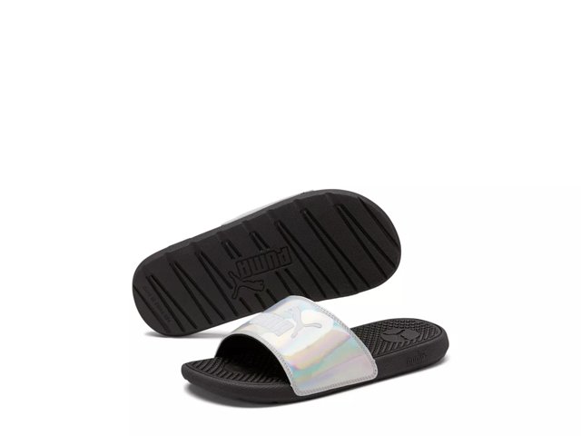 Puma popcat slides iridescent hot sale