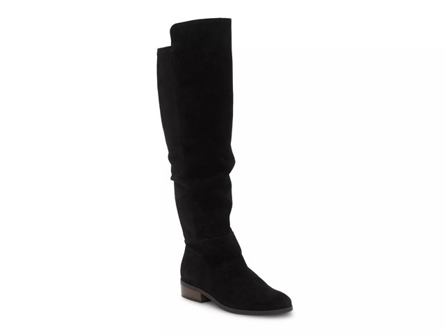 Lucky brand over the knee suede boots top