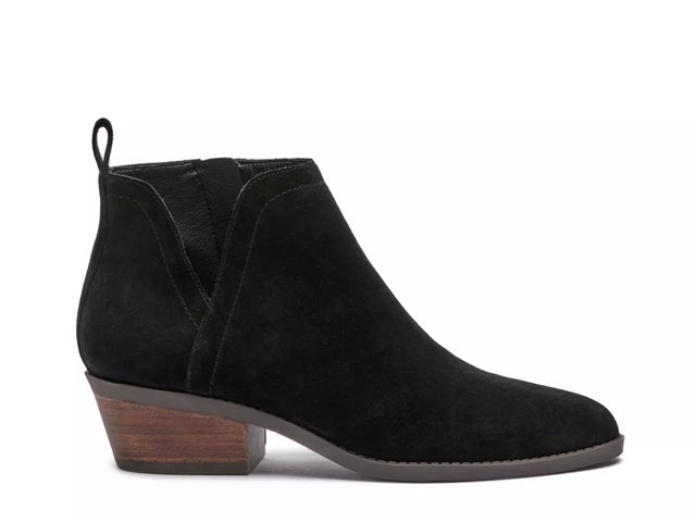 Lucky brand black booties dsw store