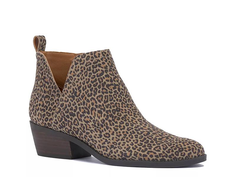 Lucky Brand Leopard Ankle Booties size 8