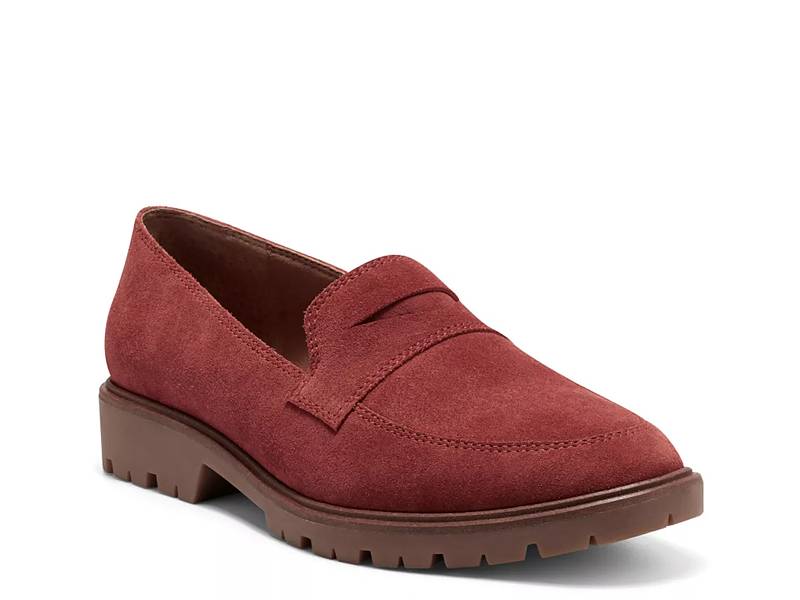 dsw brown loafers