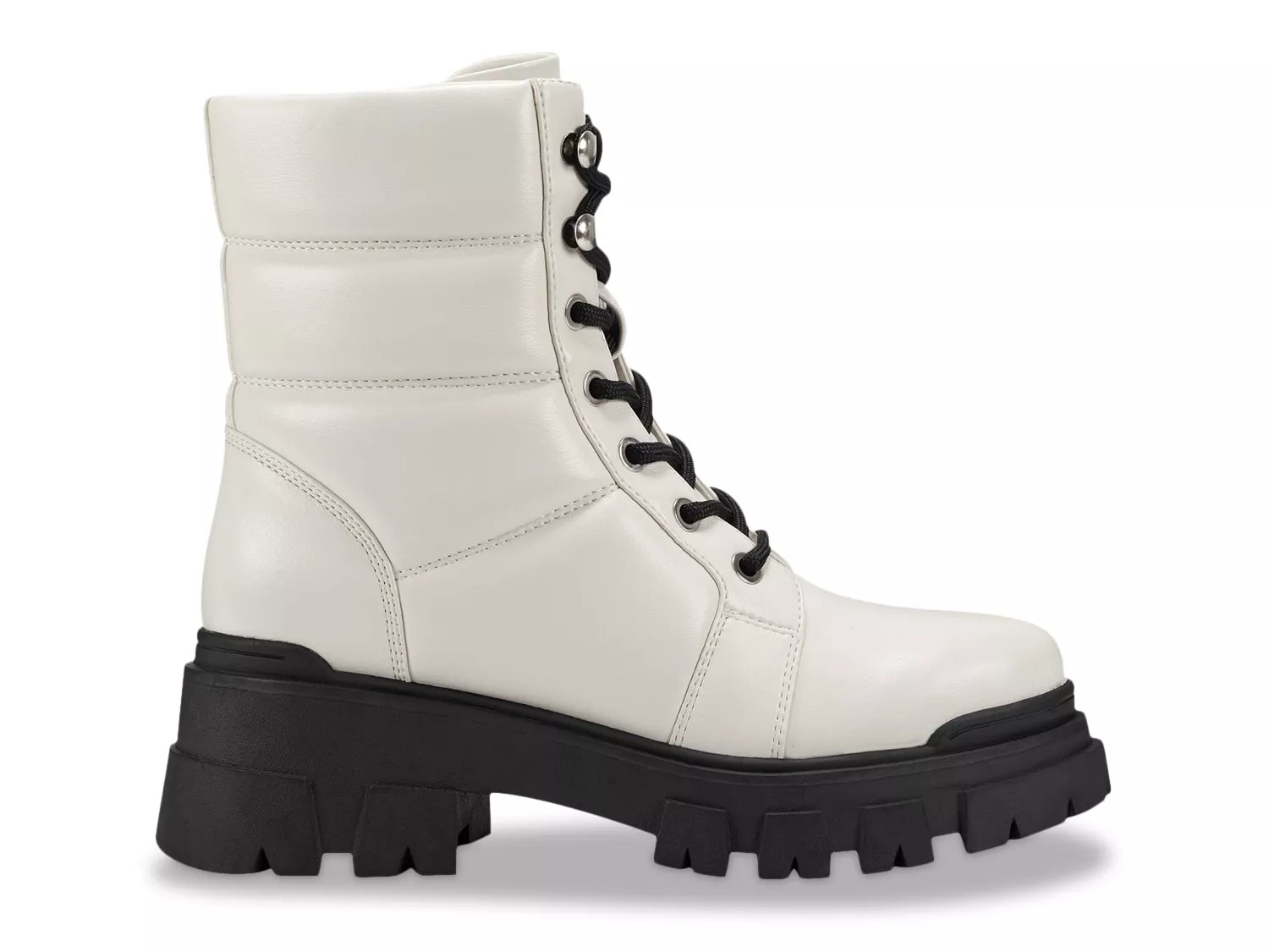 marc fisher combat boots with zipper