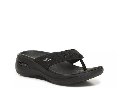 Skechers go discount walk sandals womens