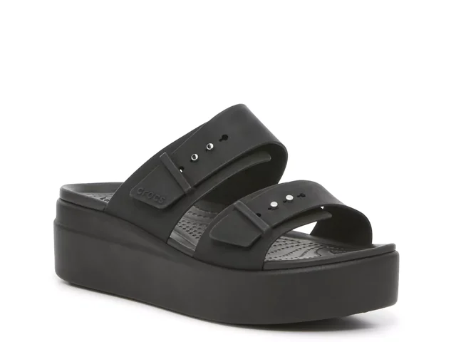 Crocs Brooklyn Low Wedge Sandal Women s Free Shipping DSW