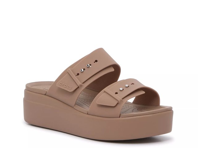 Crocs Brooklyn Low Wedge Sandal Women s