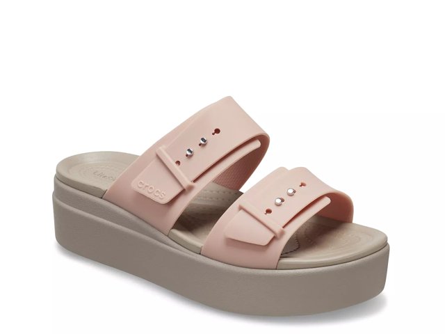 Crocs Brooklyn Low Wedge Sandal Women s