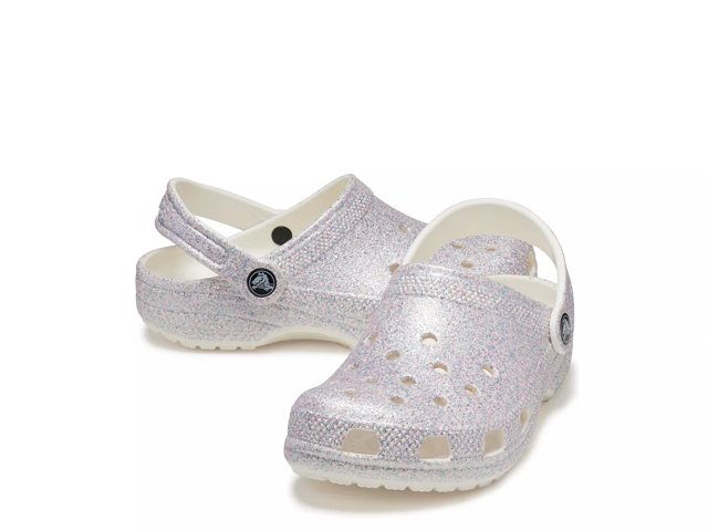 Toddler sparkle crocs top