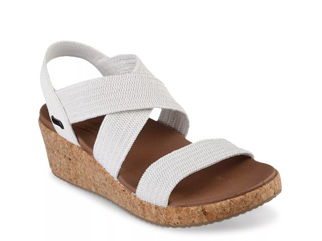 Skechers Cali Arch Fit Beverlee Love Stays Wedge Sandal