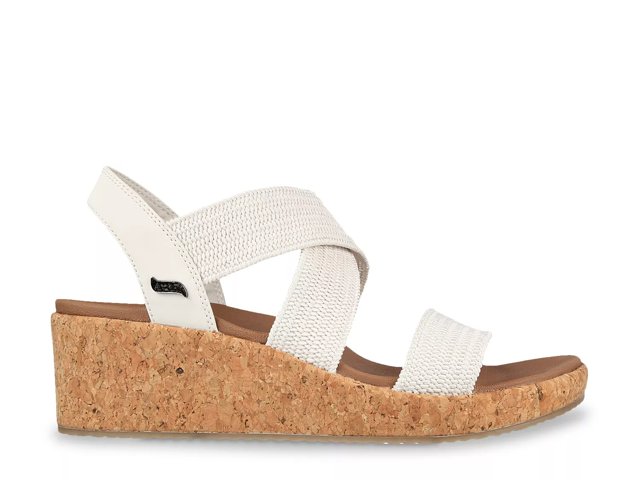 Skechers Cali Arch Fit Beverlee Love Stays Wedge Sandal | DSW